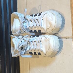 7.5 Adidas Womens Neo Cloudfoam Raleigh AW5416 White Basketball Shoes Sneakers